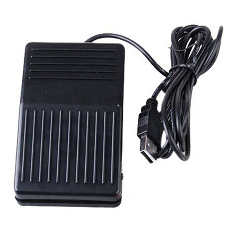 Plastic USB Single Foot Switch Pedal Control Pre-Progr Key for Keyboard Mouse PC