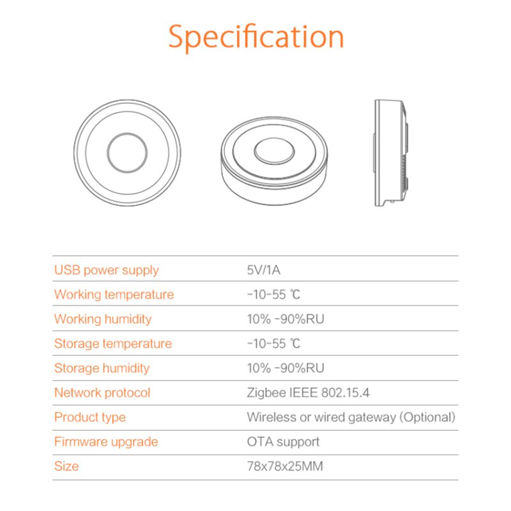 Tuya Smart Zigbee Wireless Gateway Hub Smart Home Bridge