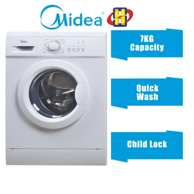 [Delivery By Seller Only Klang Valley] Midea Washing Machine MFL70-S1202E 7KG Quick Wash (15 min) Front Load Washing Machine Mesin Basuh 洗衣机
