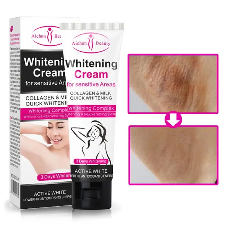 black skin bleaching cream