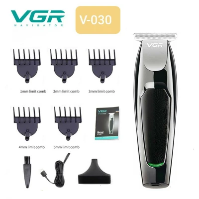 VGR-V030 6 in 1 Rechargeable Men Hair Shaver Hair Clipper Hair Trimmer Tool V030