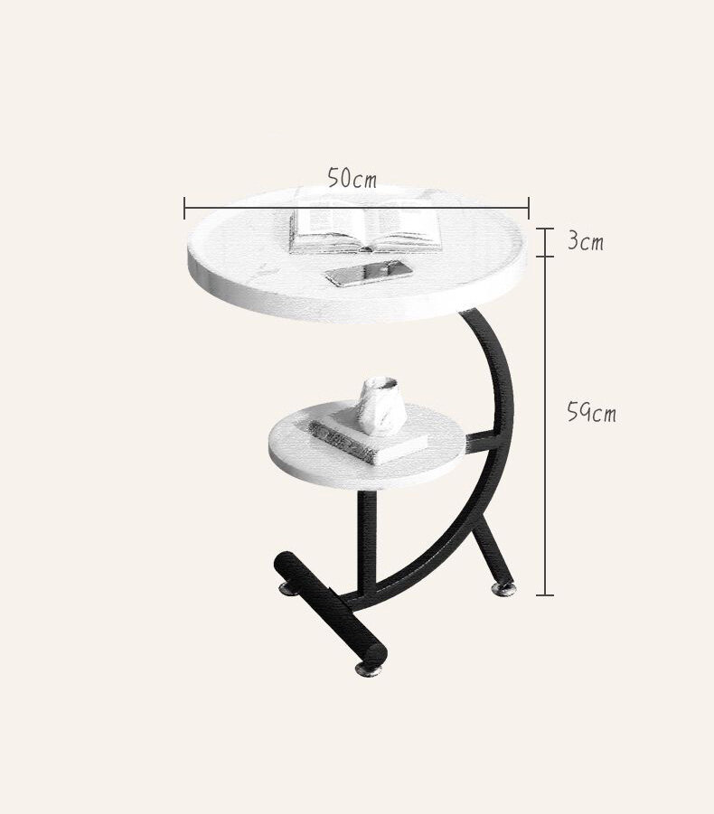 XINLANYASHE Snack side table, coffee table, sofa side table, bedside table, coffee table, reception table, multipurpose table, laptop table, sofa side table, bedside table Suitable for living room, side table, bedside table, Modern Luxury style, elegant a