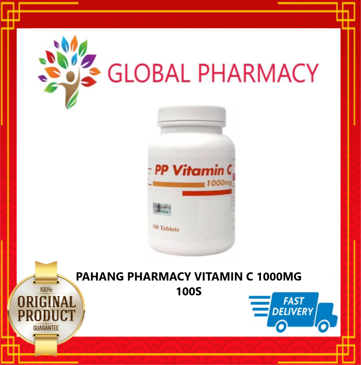 Pahang Pharmacy VITAMIN C 1000MG TABS 100s | Lazada