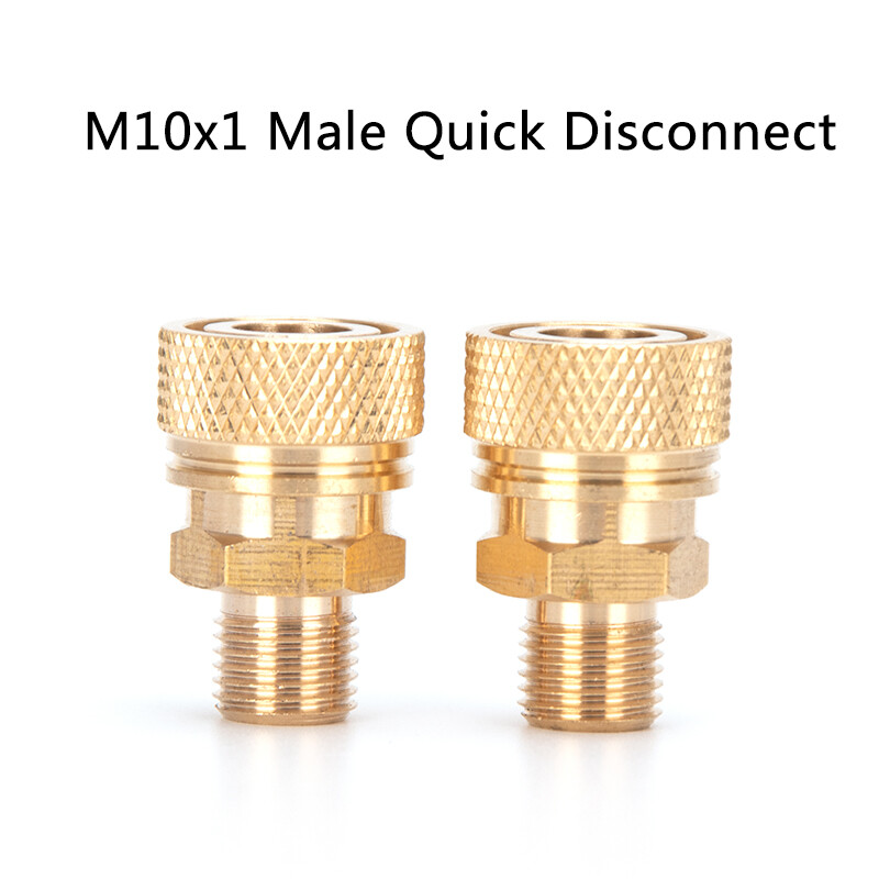 PCP High Pressure M10x1 Thread Quick Coupler Connector Quick Disconnect Copper Air Socket Connection Air Pump PCP Pump