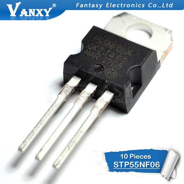 10pcs FQP30N06 FQP50N06 STP55NF06 STP65NF06 STP75NF75 LM317T IRF3205 ...