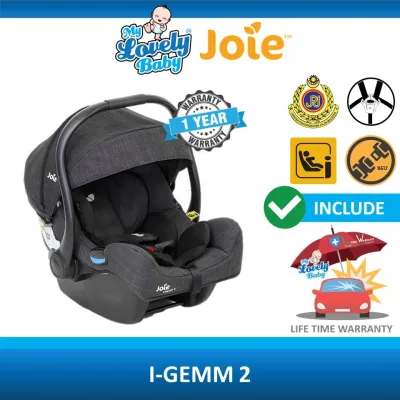 Joie i-Gemm 2.0 Carrier Car Seat - FREE Lifetime Warranty Crash Exchange Program - My Lovely Baby