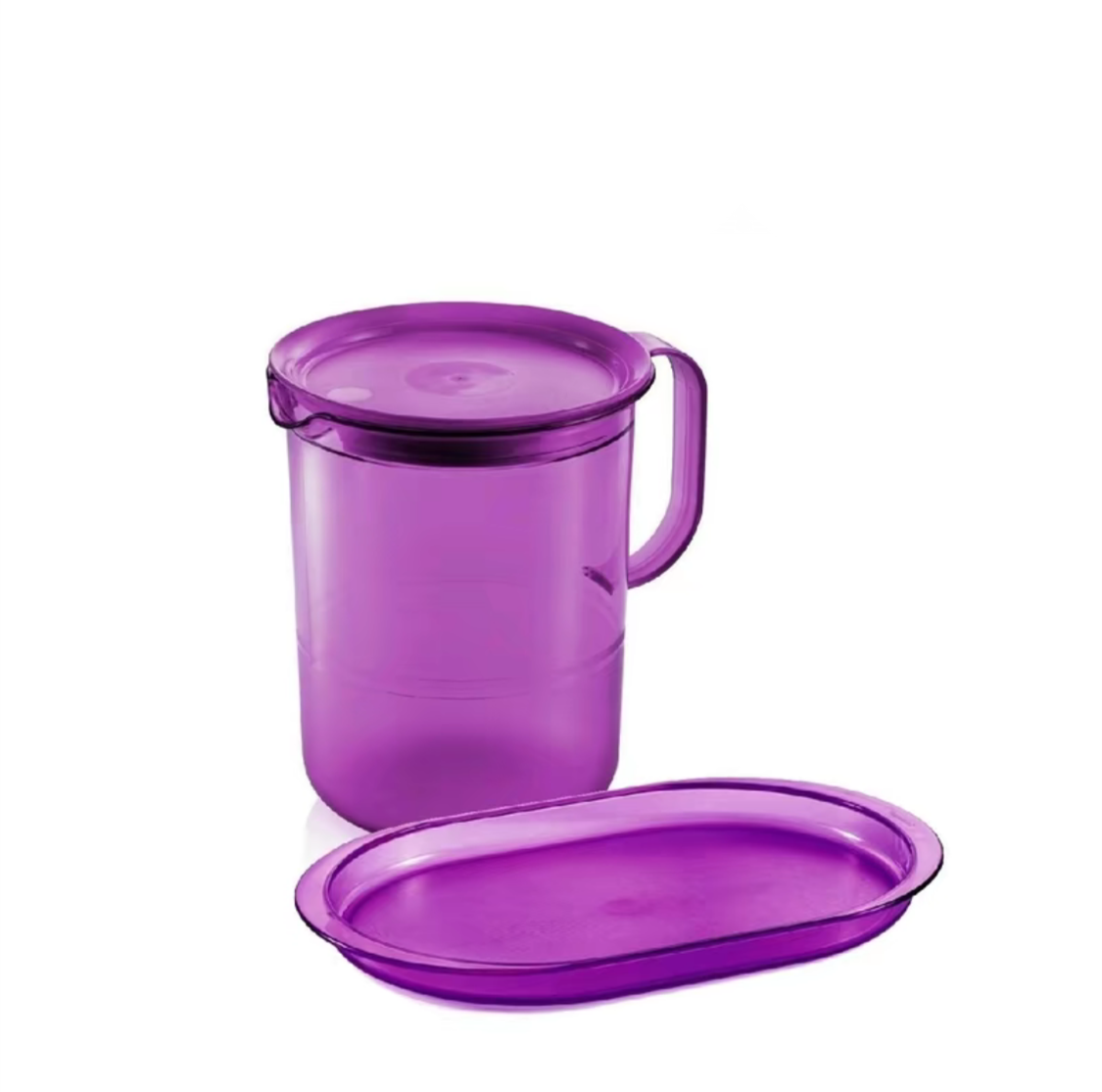 Tupperware Purple Royale Crystalline Drinking Set / Serving Tray/ Jug