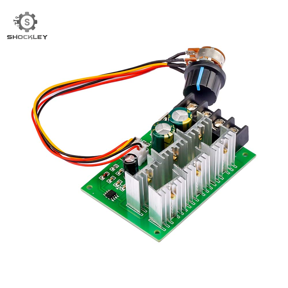 Shockley pwm dc9-55v dc motor pump speed controller driver 40a 2000w high power speed controller 9v 12v 24v 36v 48v