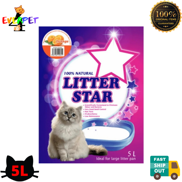 LITTER STAR Crystal Cat Litter 5L Lazada