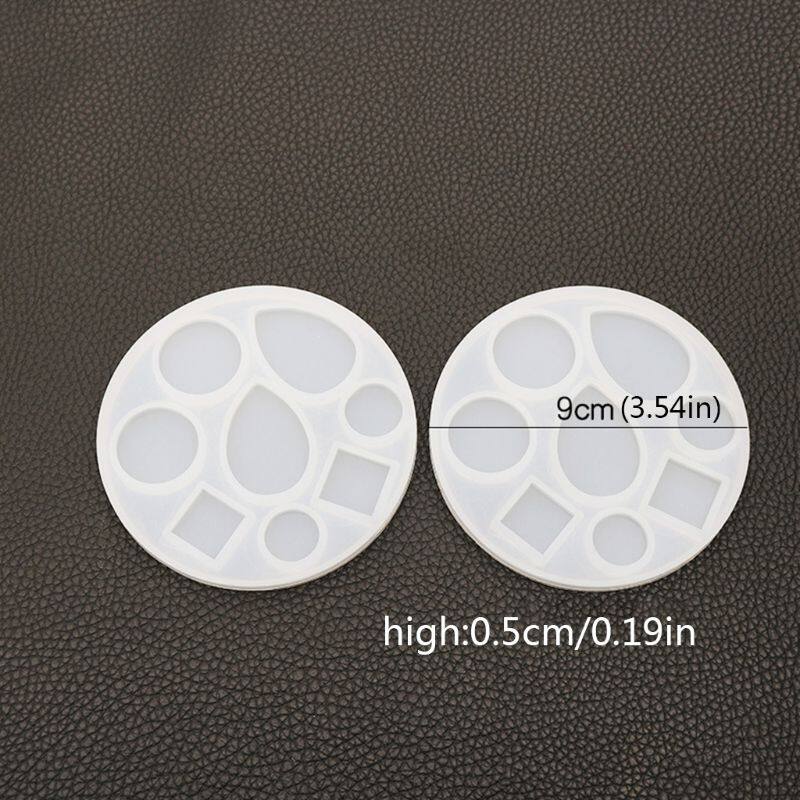 Exquisite Candy Oval-shaped Silicone Mold for Creative Epoxy Resin Casting Mold Paperweight Resin Mold for DIY Epoxy Cra