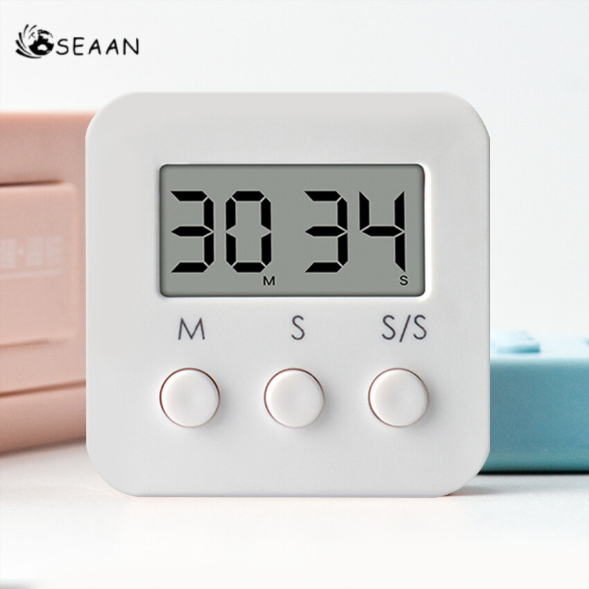 LCD quản lý hẹn giờ học sinh học Tự Kỷ Luật Đồng hồ bấm giờ có chức năng nhắc việc Mini dễ thương Đồng hồ báo thức điện tử dụng cụ nhà bếp
