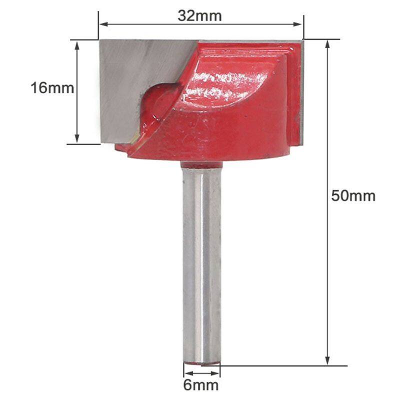 Dao cắt gỗ cán 6mm, chuôi dao khắc dao phay mũi bộ định tuyến, dụng cụ cắt gỗ cho máy nghiền