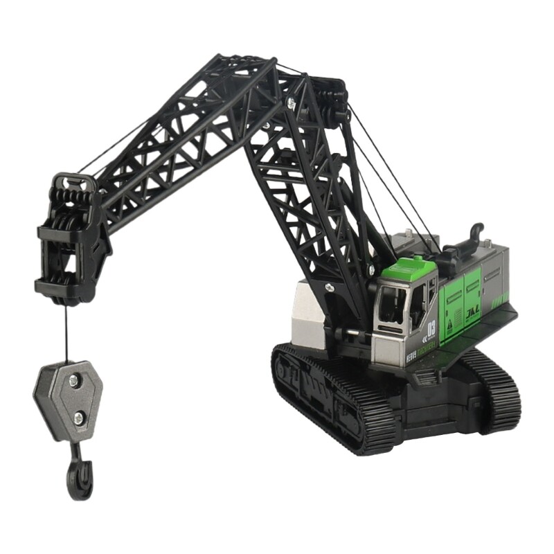 Realistic Crane Car Model Toy Vehicle Simulation Boy Inertial Car Crane Car Model Friction Crane Engineering Vehicle Toy