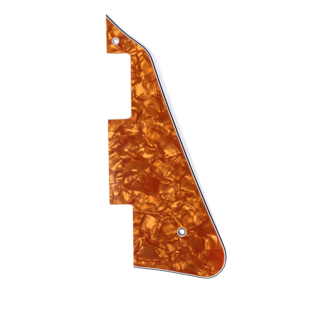 Musiclily Electric Guitar Pickguard for Gibson Les Paul Modern Style สี Yellow Pearl