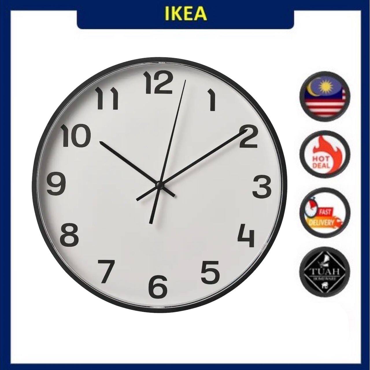 IKEA PLUTTIS Wall Clock Lazada