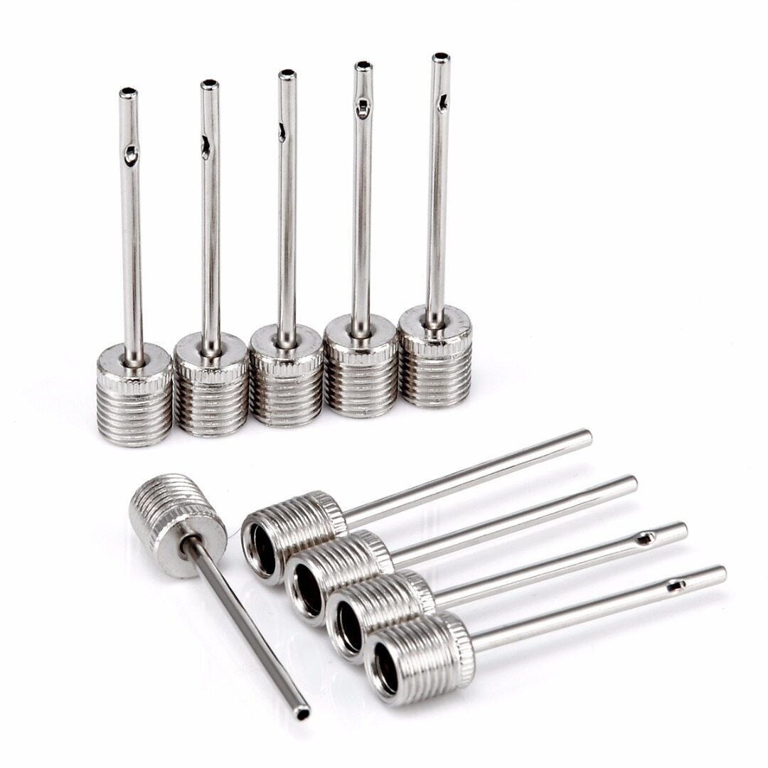 BOKALI 10Pcs Ball Inflating Air Pump Needle Pin Sports Football Soccer Basketball