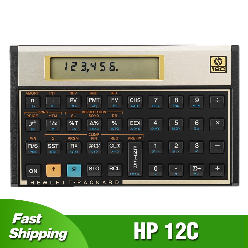 เครื่องคิดเลขการเงิน HP 12C แพลตตินัมอิดิชั่น Planner Exam AFP CFP CFA ...