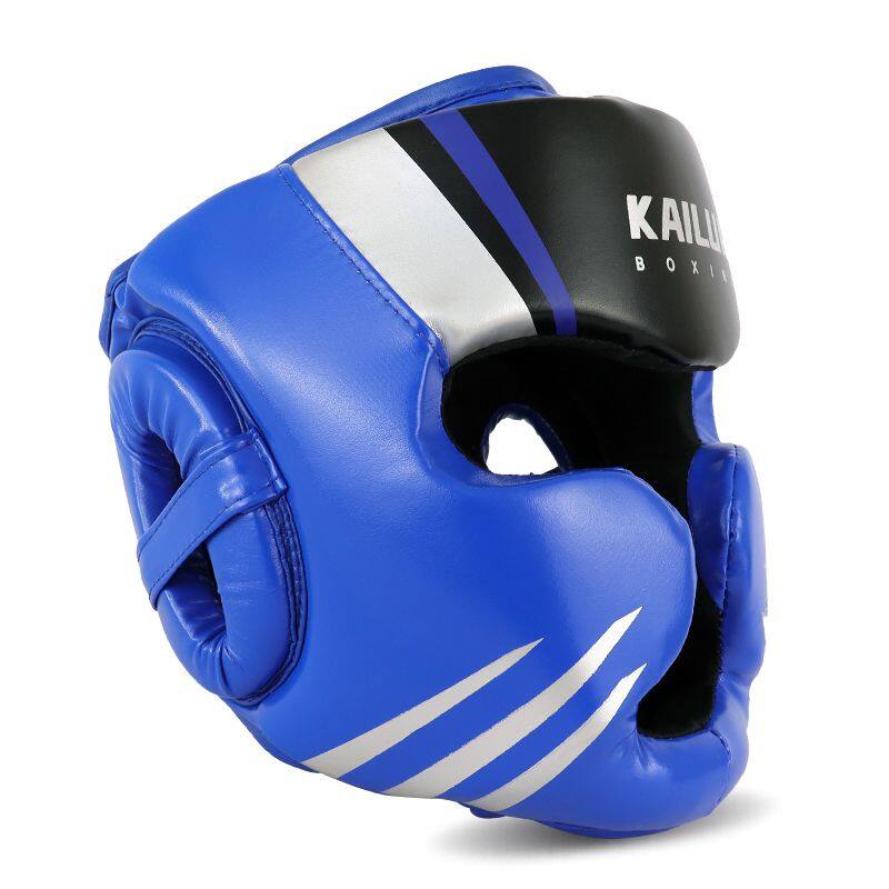 Boxing helmet training competition head protection cover Muay Thai fighting Sanda head protection adult and children thickened headgear