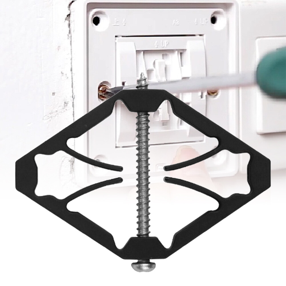 Wall Socket Bottom Box Repair Device 86mm Wall Switch Bottom Box Screw Fixed 68x43.6x9.4mm