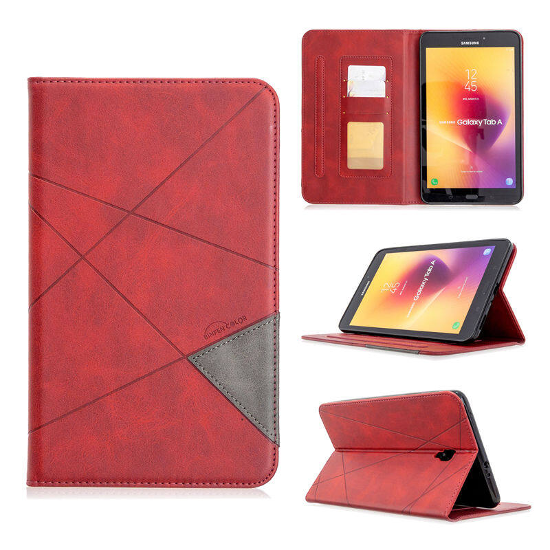 For Samsung Galaxy Tab A 8.0 2017 Case SM-T385 SM-T380 T385 T380 Cover Tablet Premium PU Leather Stand Casing