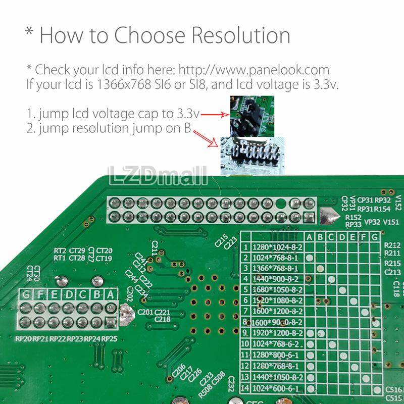 Không cần firmware t. hd8503.03c bảng điều khiển + 7key nút board + 2CH 6bit 40pins Cáp LVDS, chương trình miễn phí phổ Bảng điều khiển LCD TV Bo mạch chủ