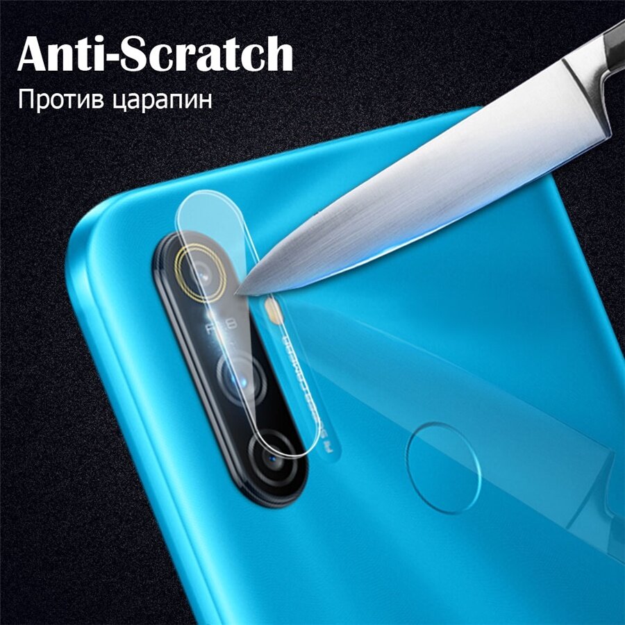 3-in-1 Kính cường lực cho Realme 8 7 6 5 3 Pro C3 C11 C12 Mặt trước và mặt sau và ống kính máy ảnh Bảo vệ màn hình bằng kính cường lực Phim PPF