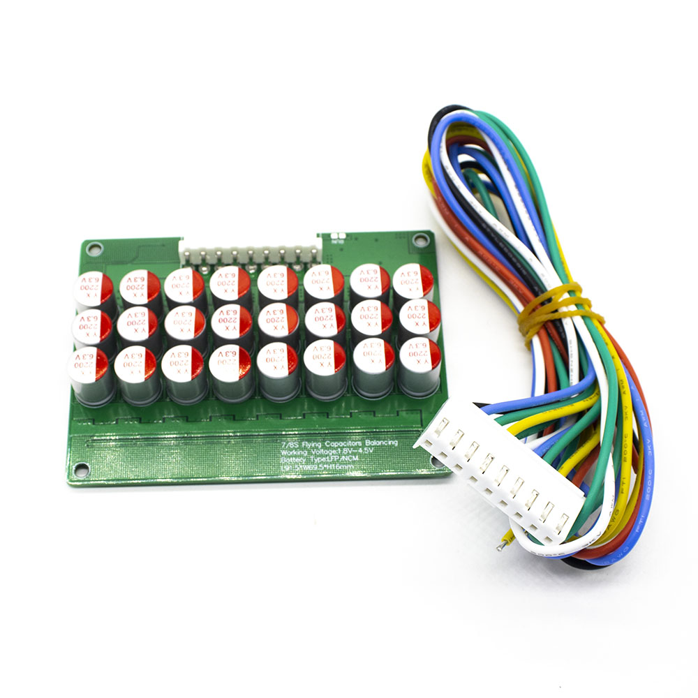 8S 5A Capacitor Active Balancer Lithium Battery Balance Board Lifepo4 Lithium Titanate Battery Balancer Send Shell