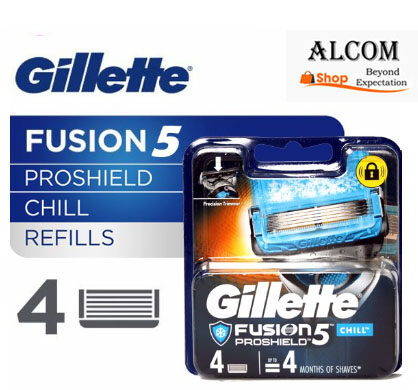 Gillette Fusion 5 Proshield Chill Refill (4 Pcs) | Lazada