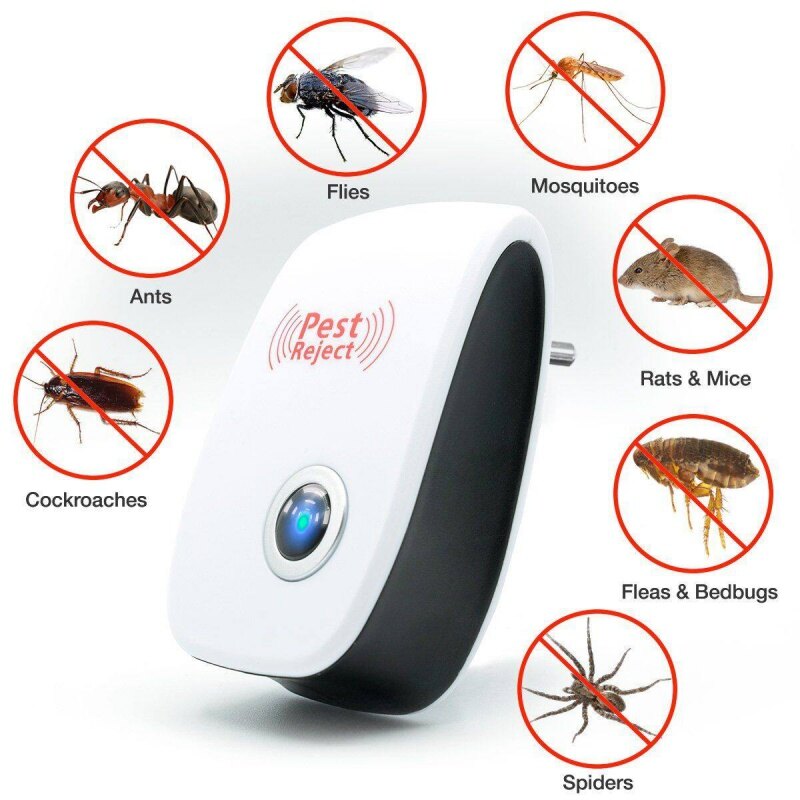 Electronic Pest Repeller Ultrasonic Rejector Mosquito Rat Repellent