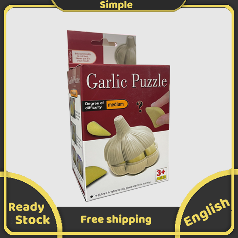 Garlic Puzzle Board Game Brain Trainning STEM Educational Kid Toy 3