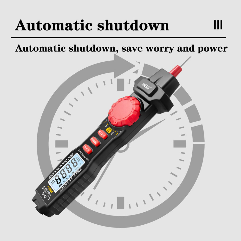Digital Multimeter Pen Type AC DC Ammeter Voltage Resistance Capacitance Diode Continuity Meter