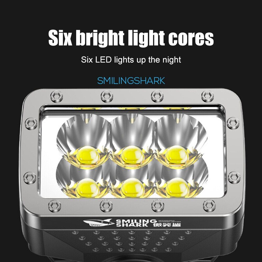 6 đèn pin led có thể sạc lại 200000lm ban đầu dẫn có thể sạc lại đèn pin công suất cao không thấm nước tầm xa đèn pin mini đèn pin cắm trại ngoài trời đi bộ đường dài du lịch đèn pin siêu đèn flash sáng ánh sáng đèn led đèn khẩn cấp