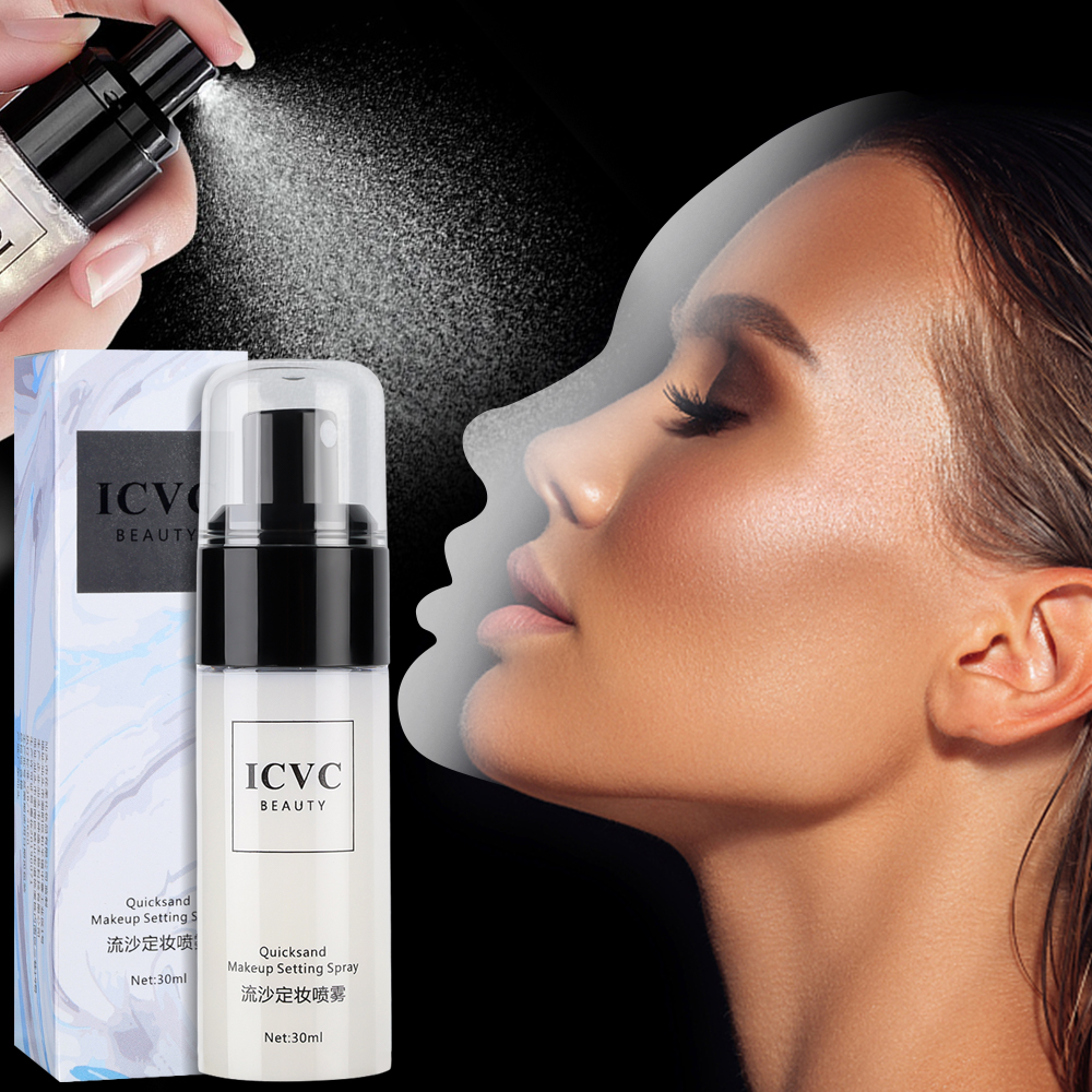 30ml trang điểm xịt giữ Kem dưỡng ẩm Hydrate kiểm soát dầu lâu dài mờ tự nhiên làm mới nhanh chóng thiết lập mỹ phẩm