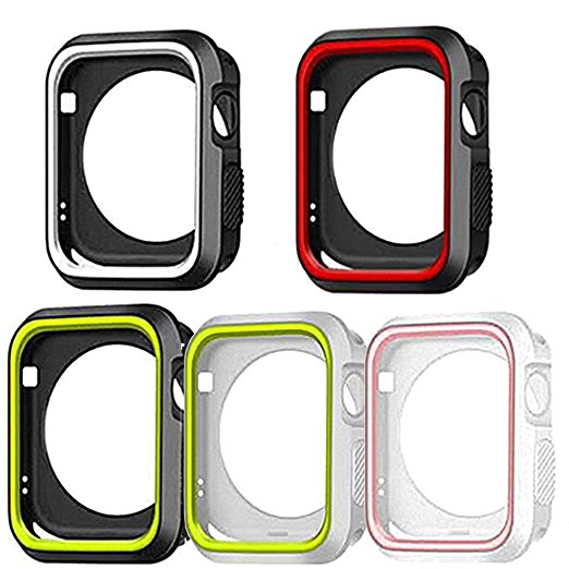 Silicone Case Watch Frame for Apple Watch Series 9 8  41mm 45mm