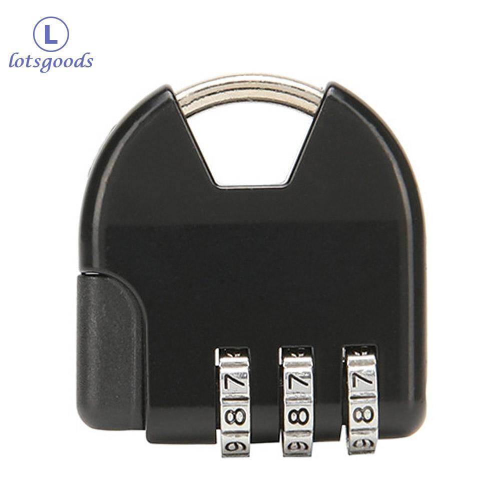 Mini 3-Digit Code Luggage Password Padlock Drawer Anti-Theft Password Lock
