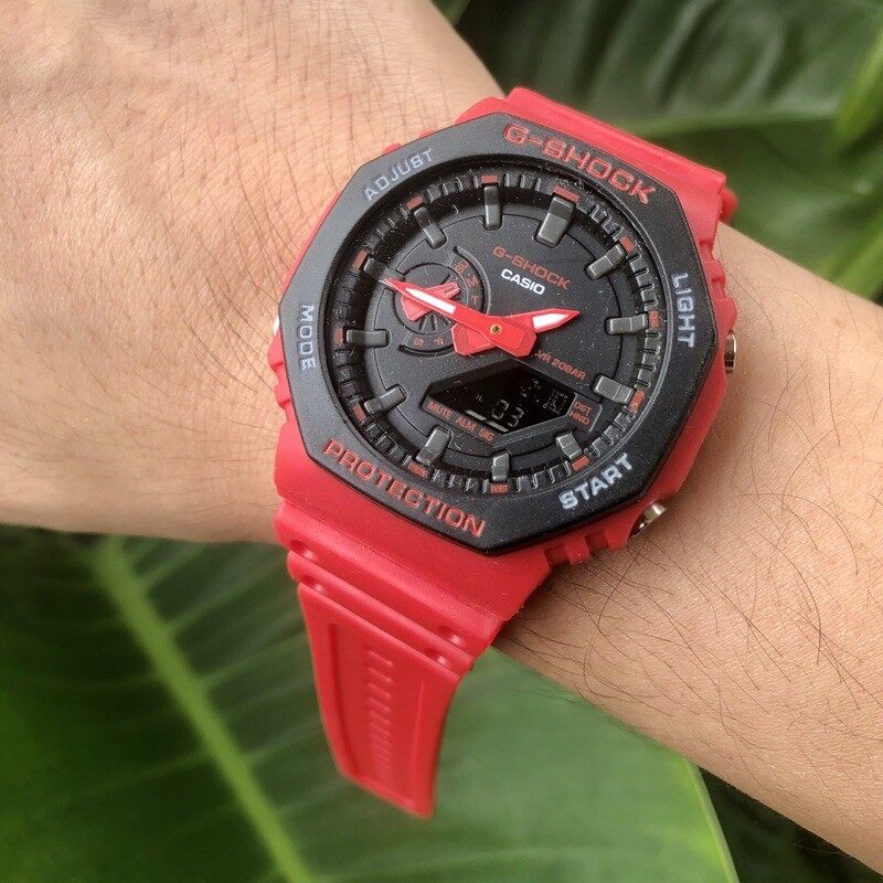 tmj g shock merah