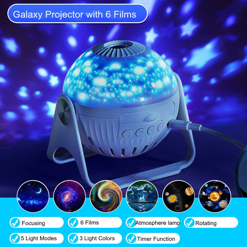 Star Night Lights Projector Galaxy Projector 360° Adjustable
