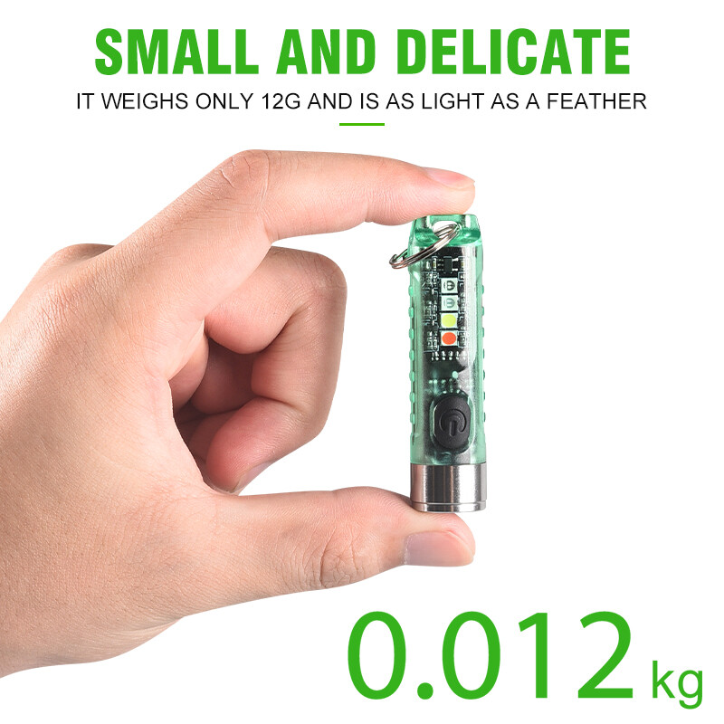 Đèn Pin LED Mini S11 Chính Hãng Đèn Pin Móc Khóa Có Thể Sạc Lại Đèn Pin Cắm Trại Chống Nước Mạnh Mẽ Cầm Tay