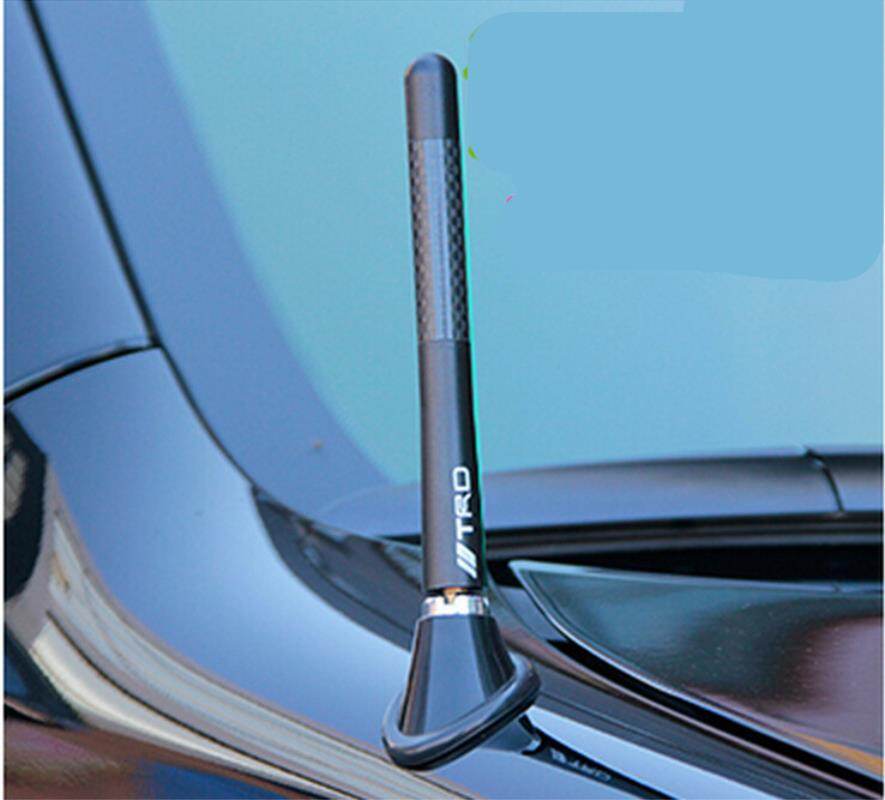 Carbon Fiber Short Antenna For Toyota 09 14 Highlander Antenna Enhancement Signal Rav4 Upgrade Radio New Modification