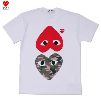 comme des garcons couple shirt