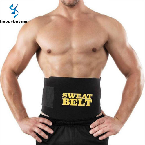 Happybuyner Women Men Weight Loss Waist Trainer Belt Body Shaper Fitness Gym Sweat Belt Waist Trimmer Corset Shapewear Slimming Underbust