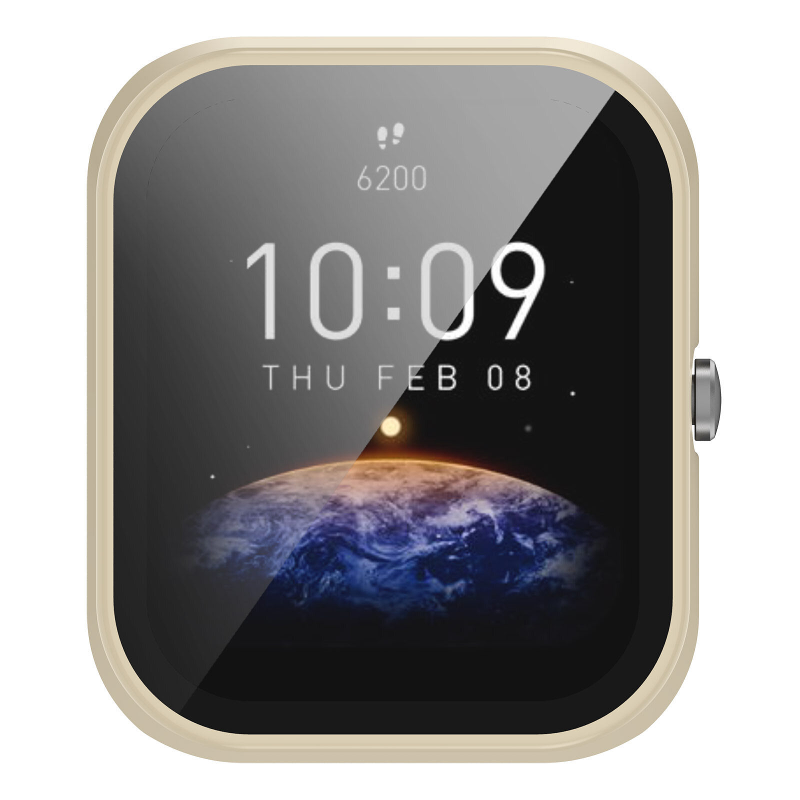 Hard PC Case Tempered Glass Screen Protector Protective Cover for Huami Amazfit Bip 3/Bip 3 pro