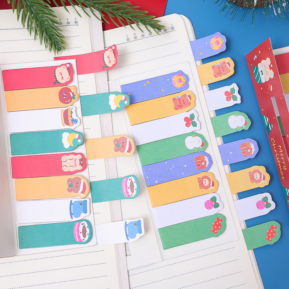 120 tờ giấy ghi chú Post It giáng sinh sinh sinh viên Ins dễ thương ghi chú dán