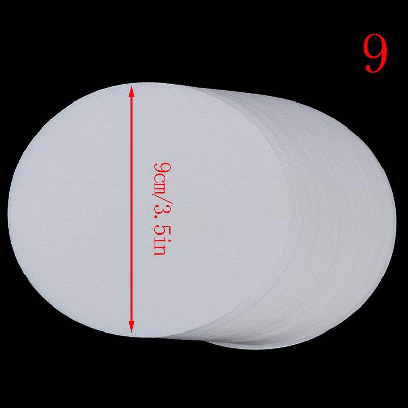 100Pcs Laboratory Filter Paper Circular Qualitative Filter Paper Medium Speed