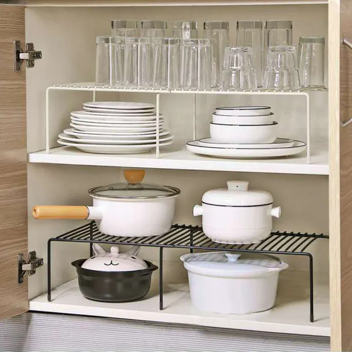 Special Price Cod Adjustable Kitchen Cabinet Cupboard Shelf Storage Organiser Pantry Stand Rack Lazada Ph