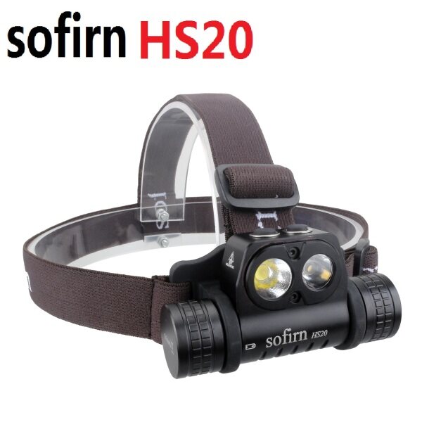 Sofirn Đèn Pha LED Sạc Được HS20 USB C Đèn 2400lm Mạnh Mẽ 18650 Với Đèn Rọi & Đèn Pha Công Tắc Kép