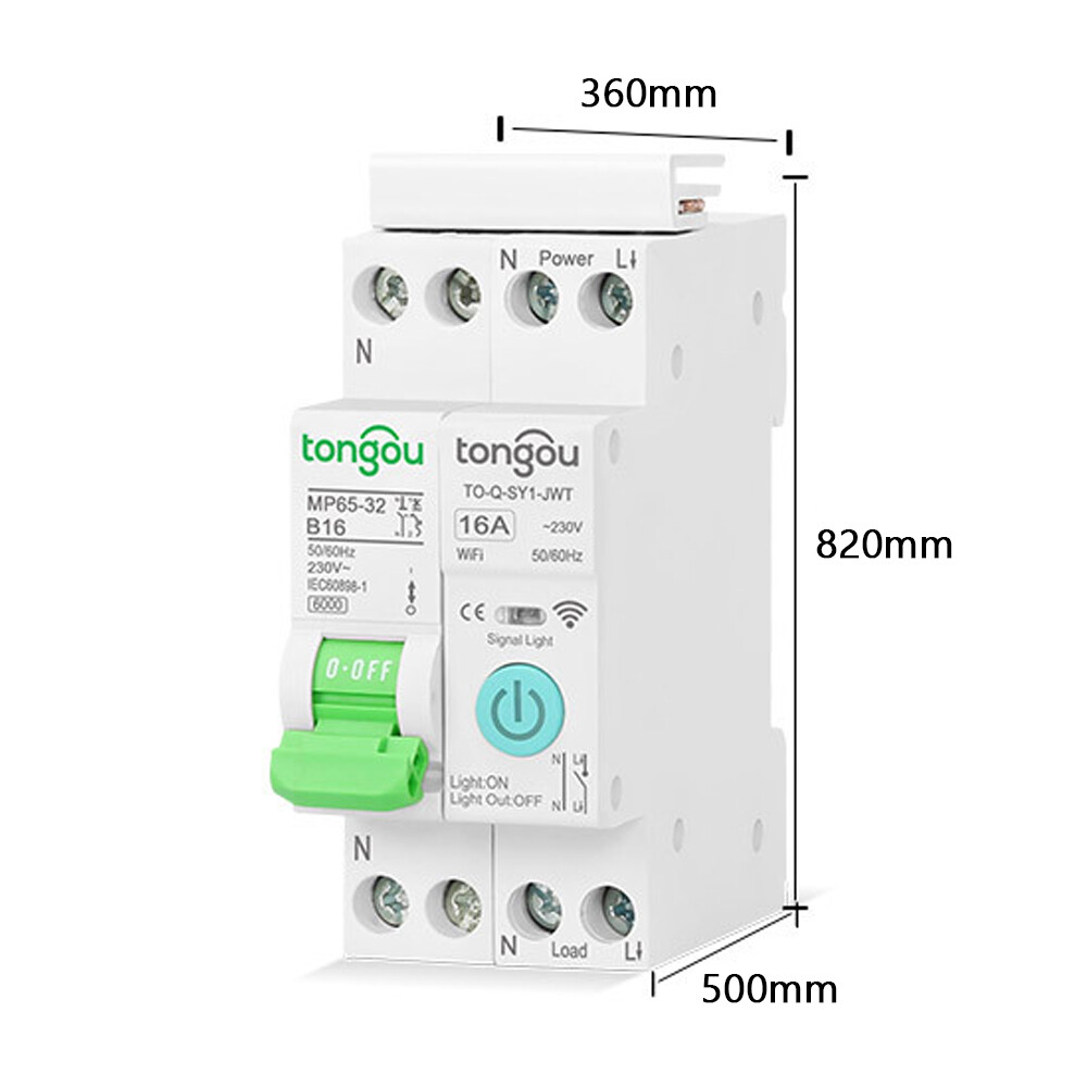Cảm Biến Thông Minh Tuya Bộ Ngắt Mạch Thông Minh Wifi Điều Khiển Từ Xa Không Dây Điện Thoại Di Động Điều Khiển Từ Xa Ứng Dụng Xem Thiết Bị Nhà Thông Minh Chế Độ Hẹn Giờ Đếm Ngược Thời Gian Vòng Lặp Tương Thích Với Alexa Google Home Điều Khiển Bằng Giọng N