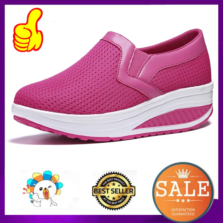 sepatu wedges sneakers
