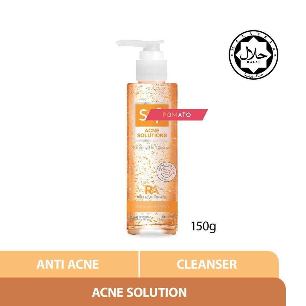 Safi Acne Solution Series Moisturizer Cleanser Sebum Control Fluid