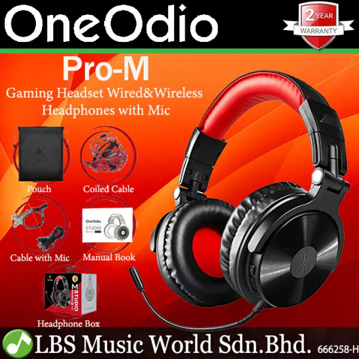wireless headphones with extended mic